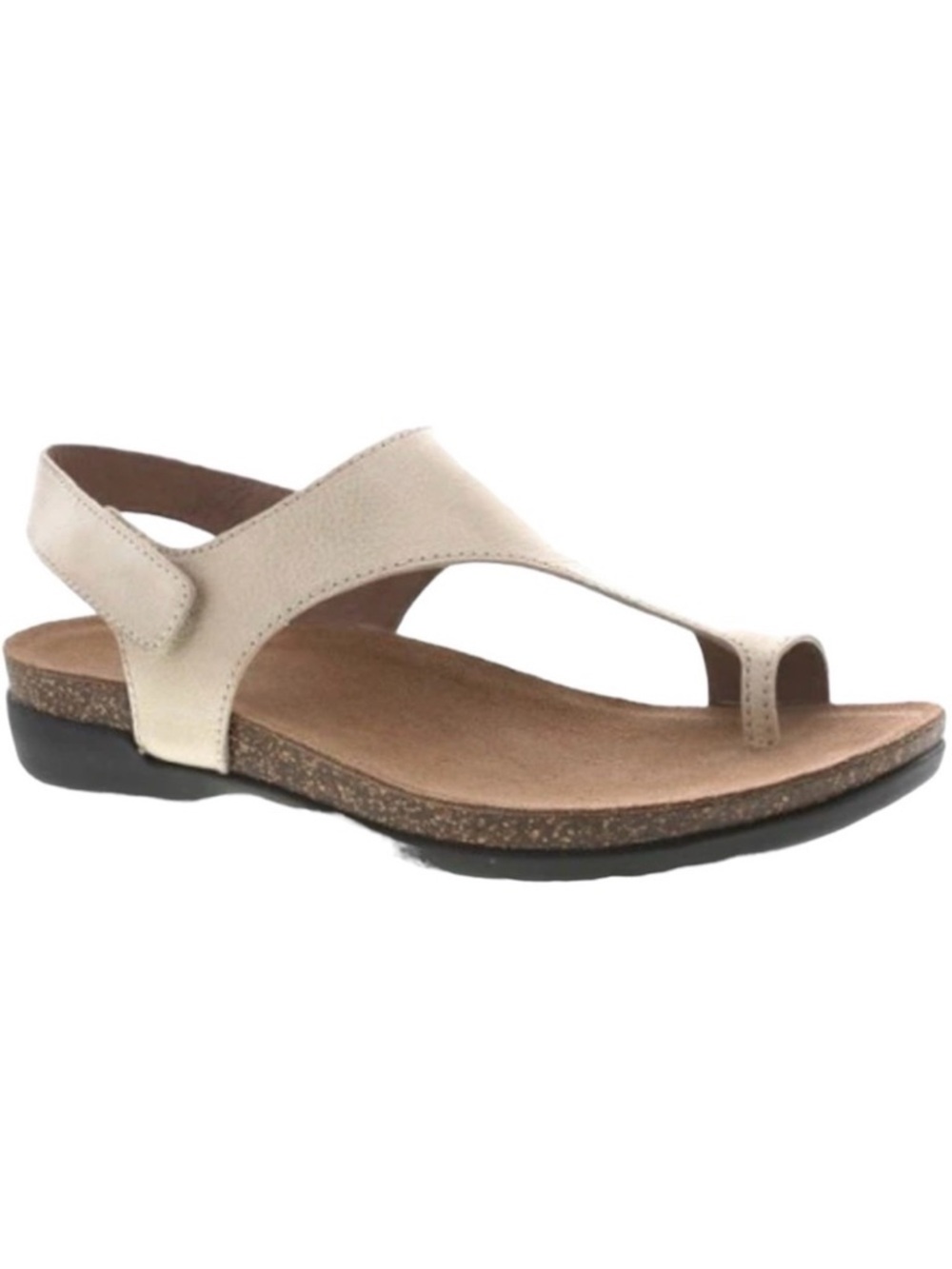 Dansko Reece Comfort Sandals Cream Size 39